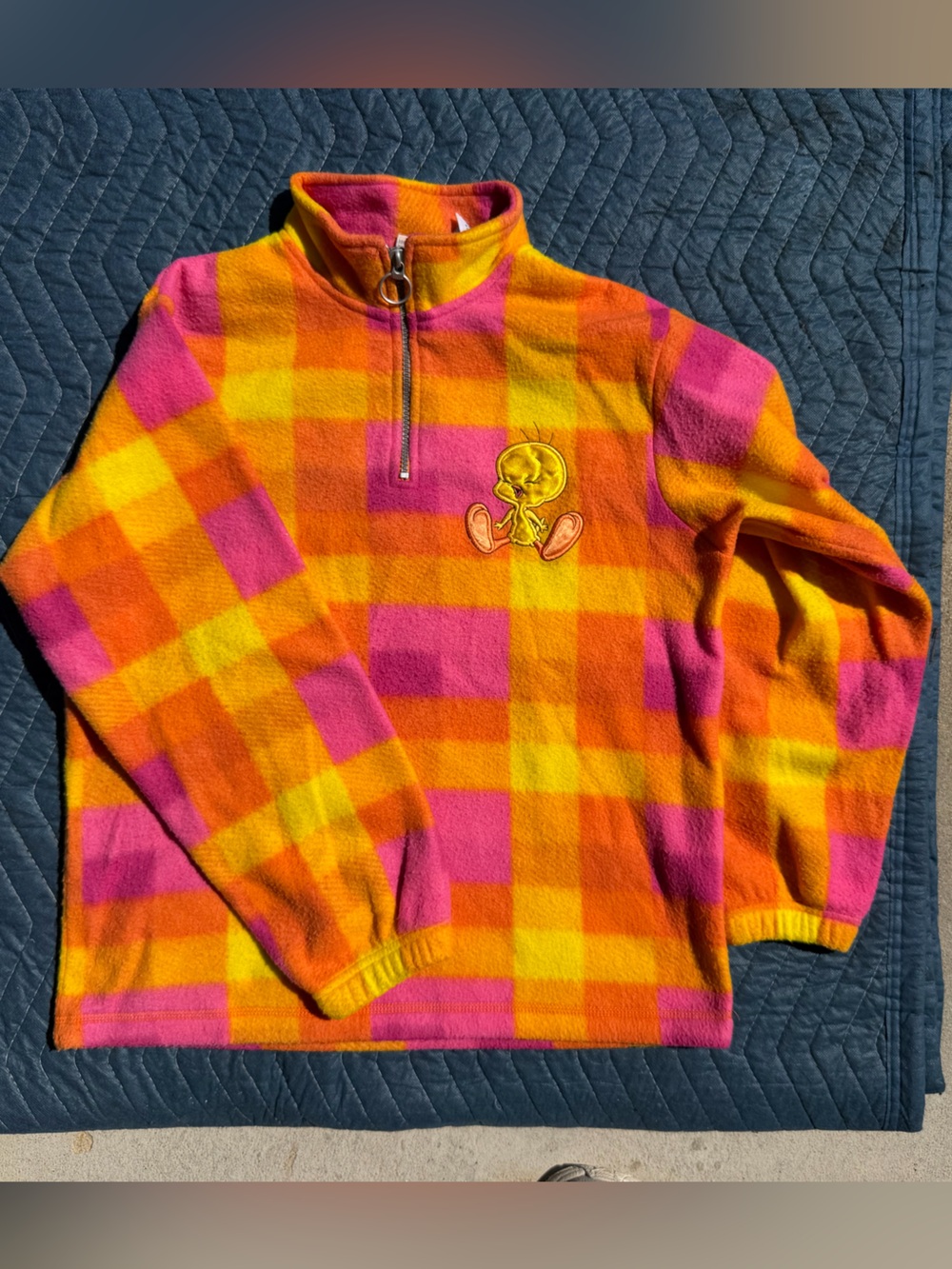 Vintage Kids Tweety Bird Fleece Pull over